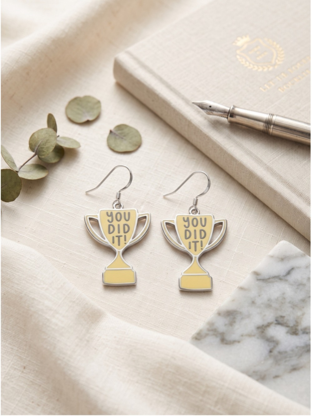 ✨5/$25✨Yellow Trophy Earrings
